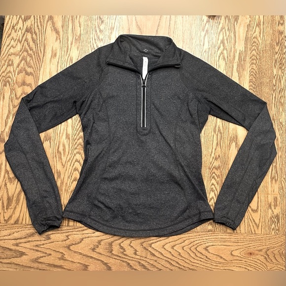 Lululemon 1/4 Quarter Zip Pullover Shirt Size 6 Gray - Picture 1 of 10